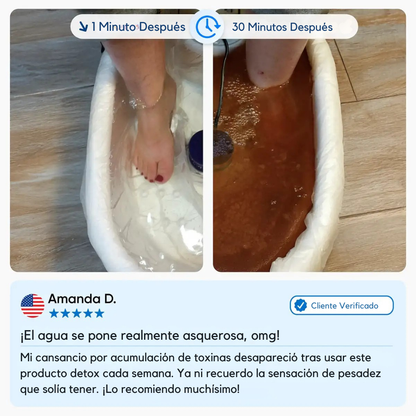 Spa iónico para pies Healifeco ToxiGone®