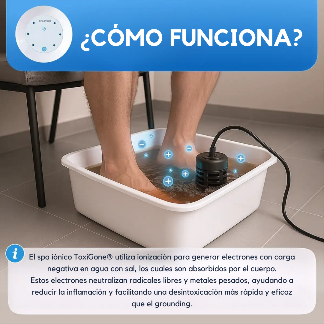 Spa iónico para pies Healifeco ToxiGone®