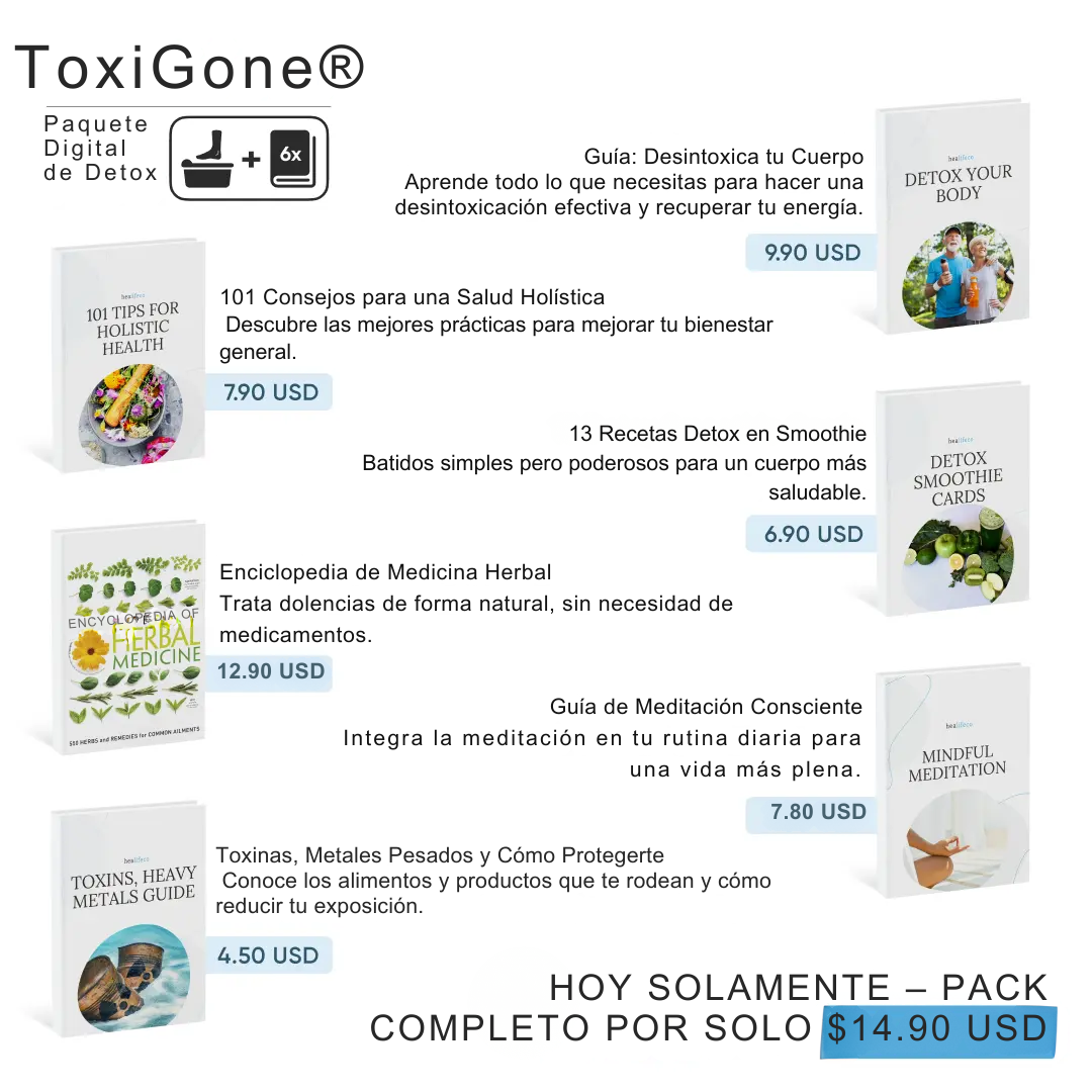 Spa iónico para pies Healifeco ToxiGone®