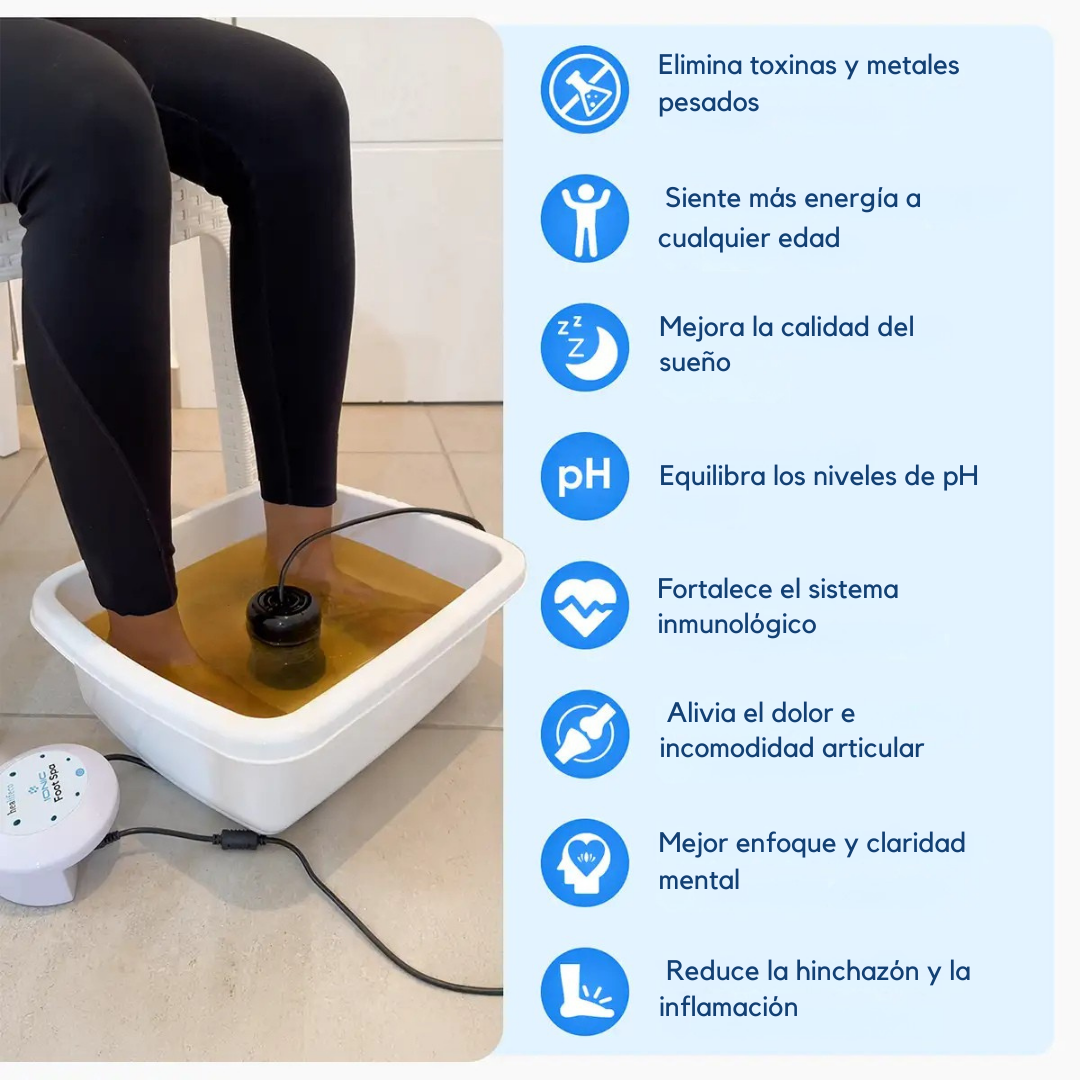 Spa iónico para pies Healifeco ToxiGone®